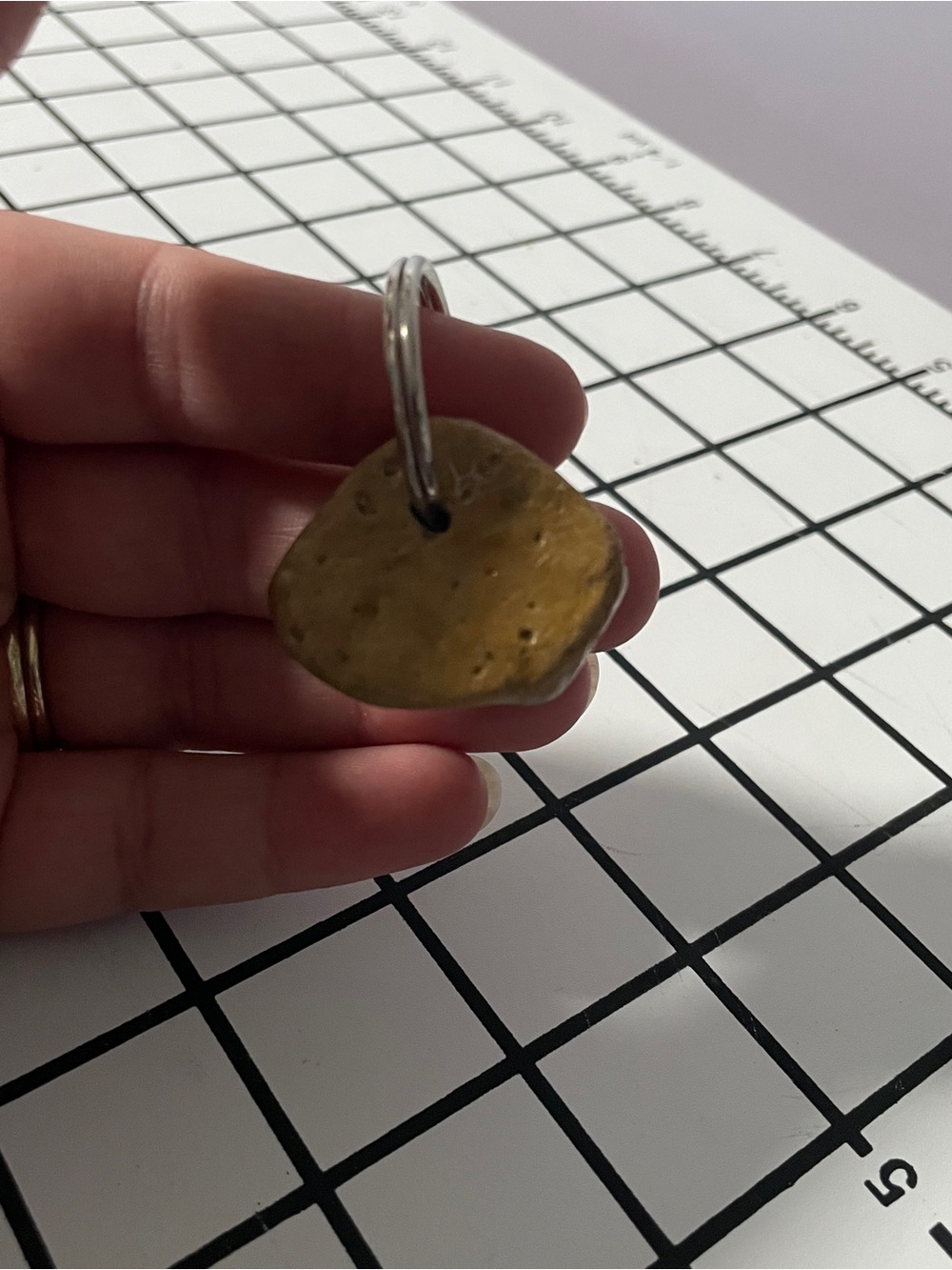 Hand made Rock Keychain - Picture 2 of 6